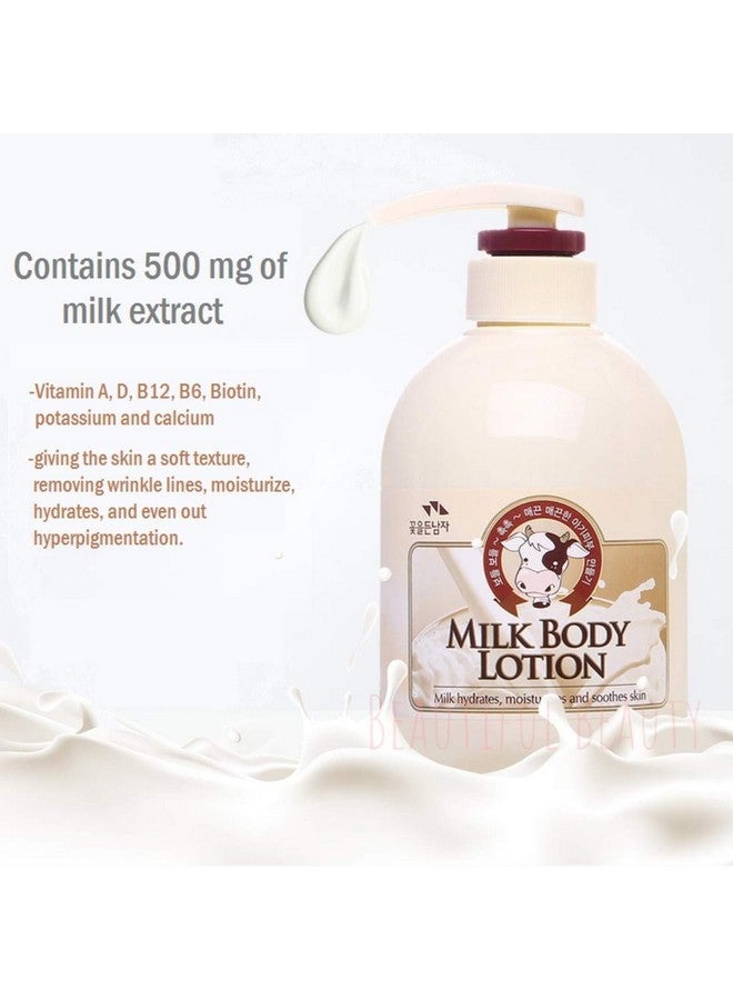 the flower men Somang Milk Body Soothing & Moisturizing Lotion 500Ml - Image 4