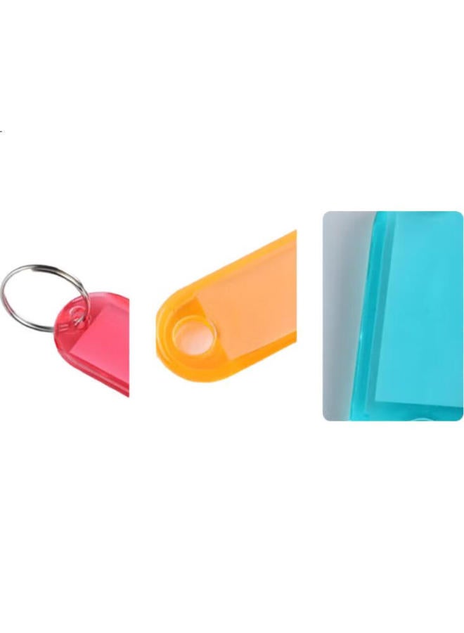 Befon Deyin Colorful Key Tag, Identification Tag, Key Label, Keychain, 7212 Classification Management Marking Label, Key Pendant, Office Supplies, 50/Bag - Image 2