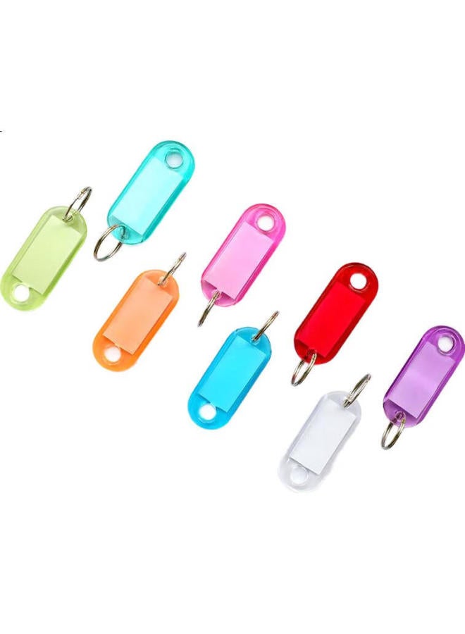 Befon Deyin Colorful Key Tag, Identification Tag, Key Label, Keychain, 7212 Classification Management Marking Label, Key Pendant, Office Supplies, 50/Bag - Image 1