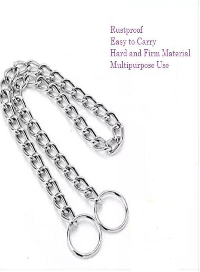 SUPER CHAIN Stainless Steel Chock Chain for Dogs and Pets (2 FITA) 24 INCH - Image 3