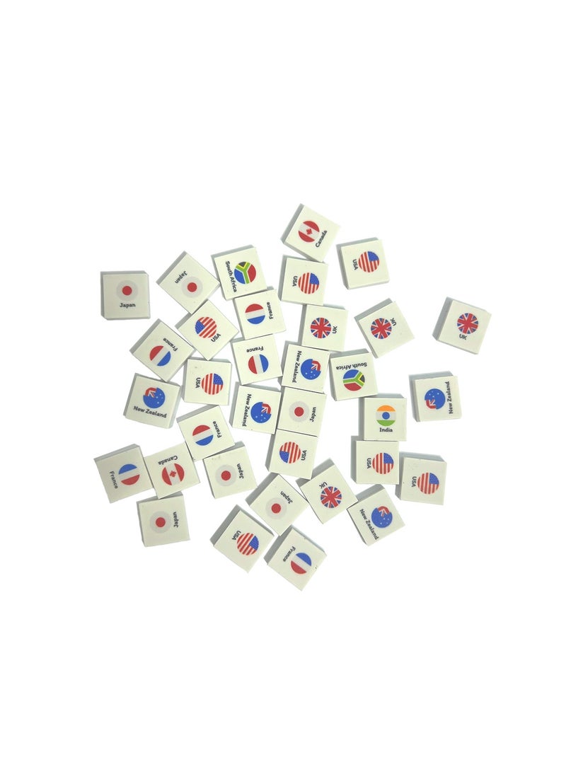 BrainGiggles Wooden Sudoku Game Country Flags Board Games for Kids, Wooden Sudoku Puzzle Board for Kids 6,7,8,9,10 - Image 5