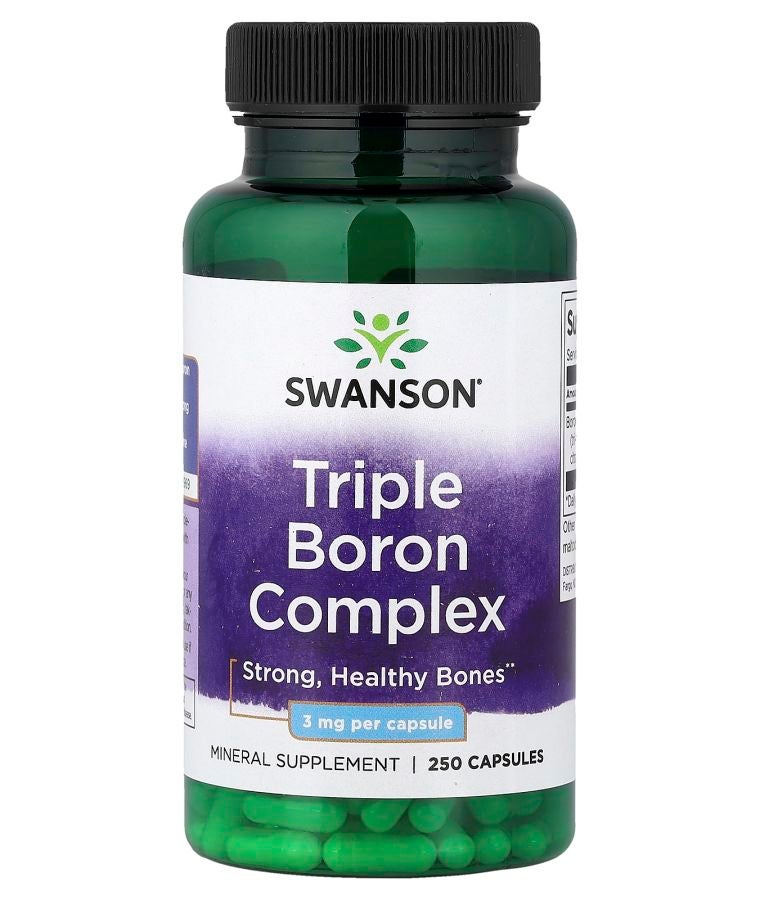 SWANSON Triple Boron Complex 3 mg  250 Capsules