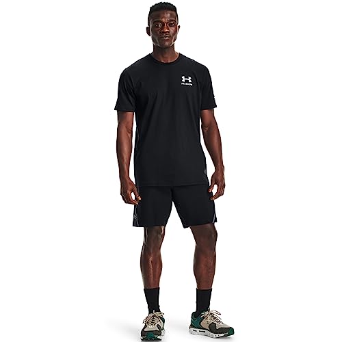 Under Armour Men's New Freedom Flag T-Shirt, Black (001)/White, Small - Image 2