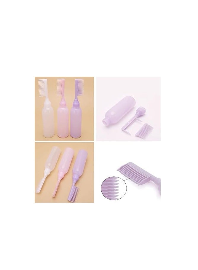 1قطعة زجاجة صبغ الشعر 2 في 1 مع مشط - لون عشوائي - Image 3