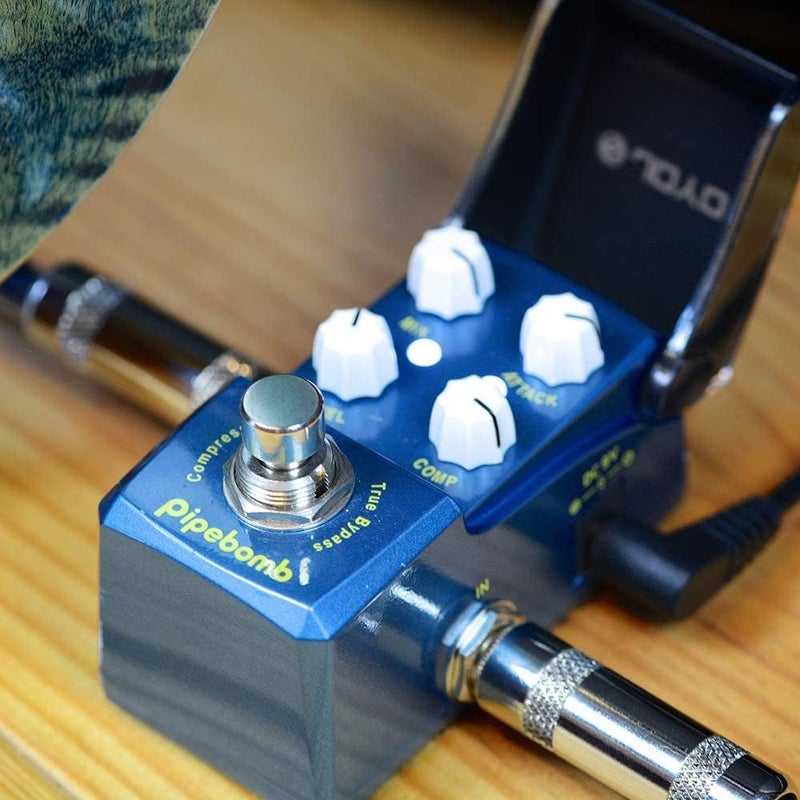 JOYO Compressor Mini Pedal for Electric Guitar Effect - True Bypass Ironman Series (PipeBomb JF-312) - Image 4