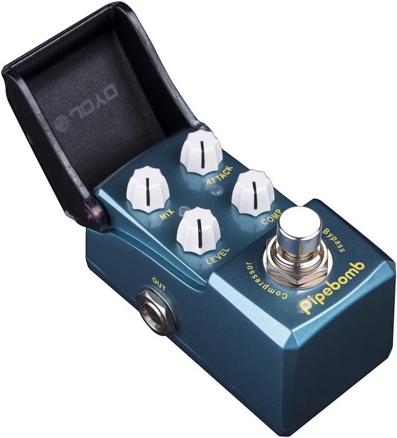 JOYO Compressor Mini Pedal for Electric Guitar Effect - True Bypass Ironman Series (PipeBomb JF-312) - Image 1
