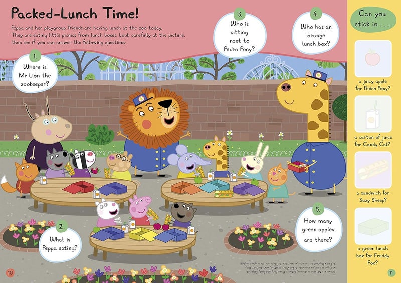 Peppa Pig: Yum! Yum! Yum! Sticker Activity Book - Image 3