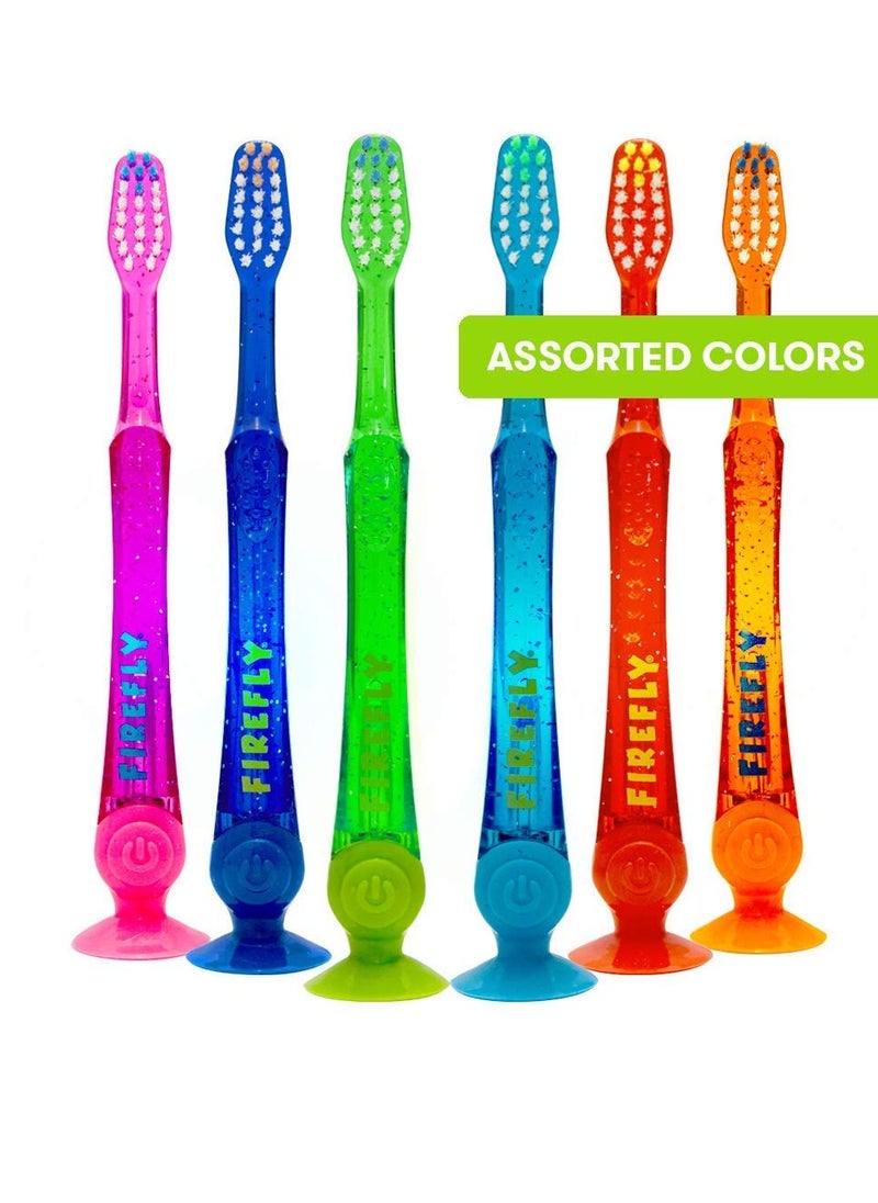 Firefly - FIREFLY Light-up Timer Toothbrush with Suction Cup, 2 Count - Image 1