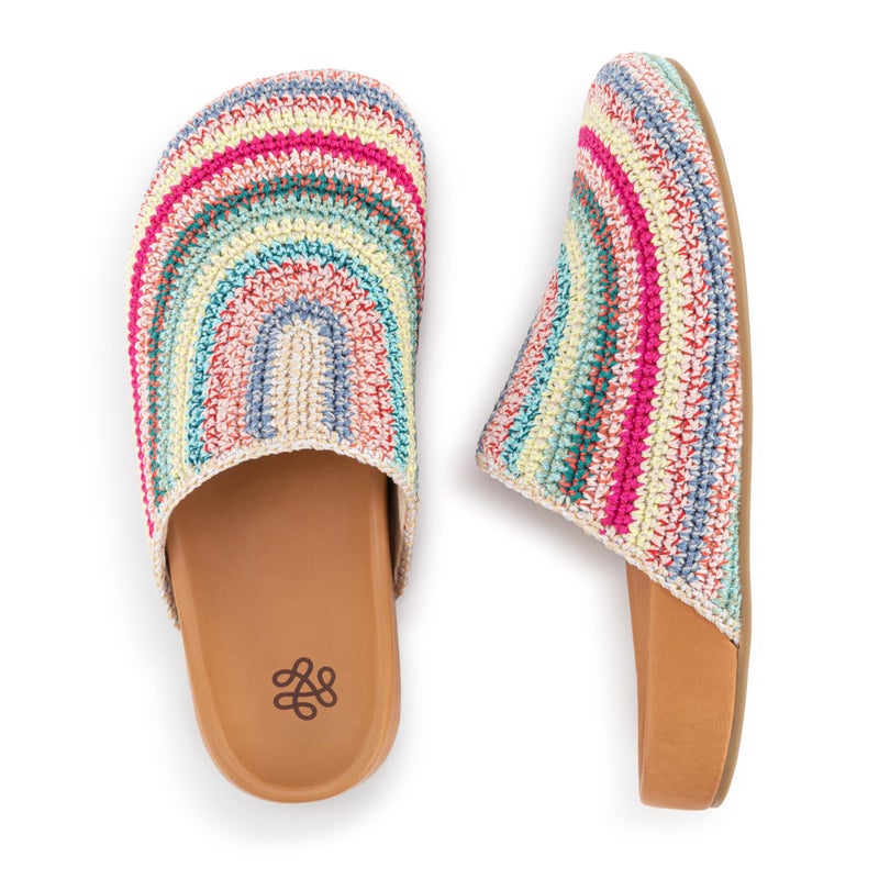 The Sak Bolinas Clog Shoe - Women's Slip On Sandal for Indoor & Outdoor Use, Comfortable Mule Shoes, Eden Stripe - Image 5