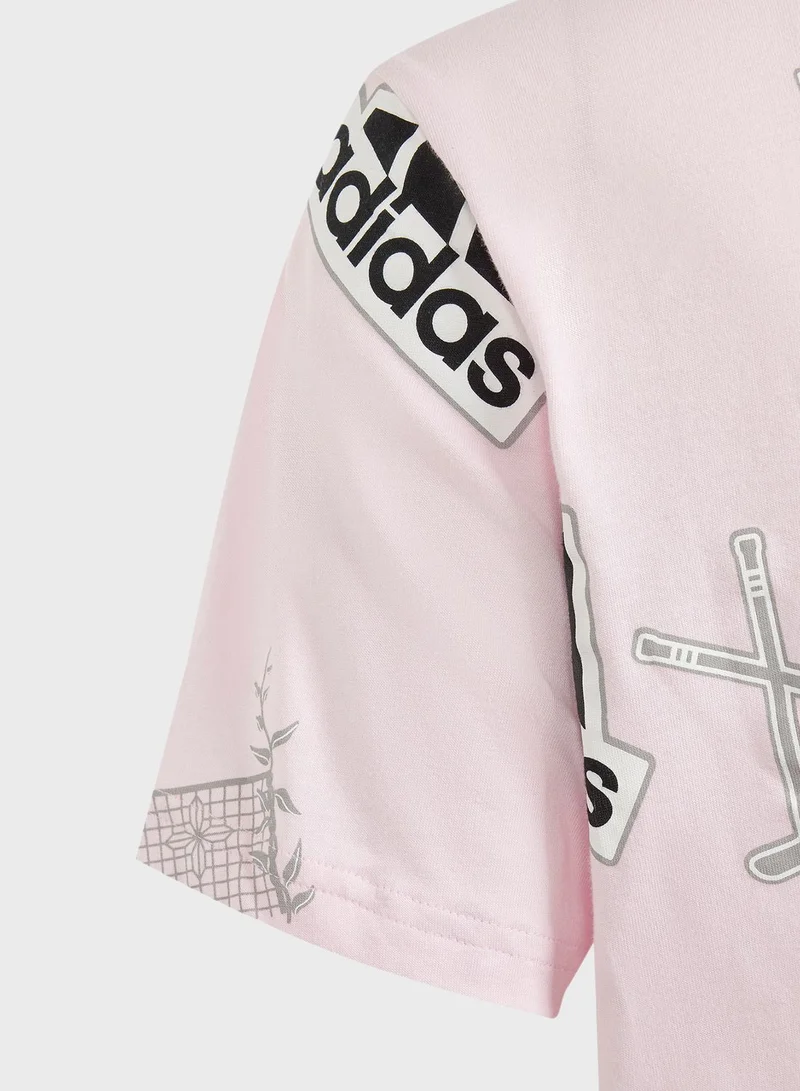 Adidas Kids Brand Luv T-Shirt