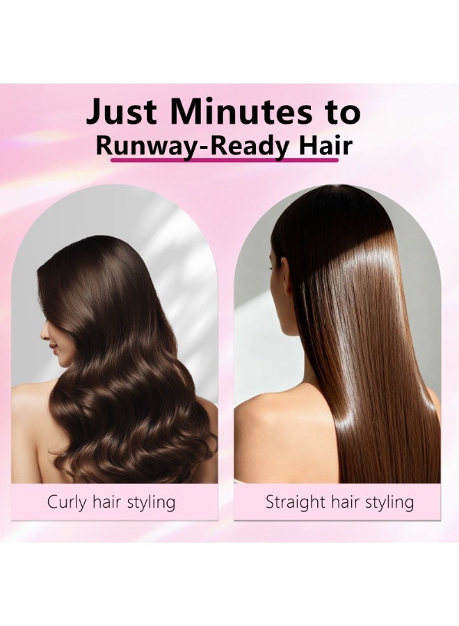 Besswin Professional 2-in-1 Hair Straightener and Curler, equipped with ionic technology to reduce frizz, protect hair, and deliver salon-quality results at home. - Image 5