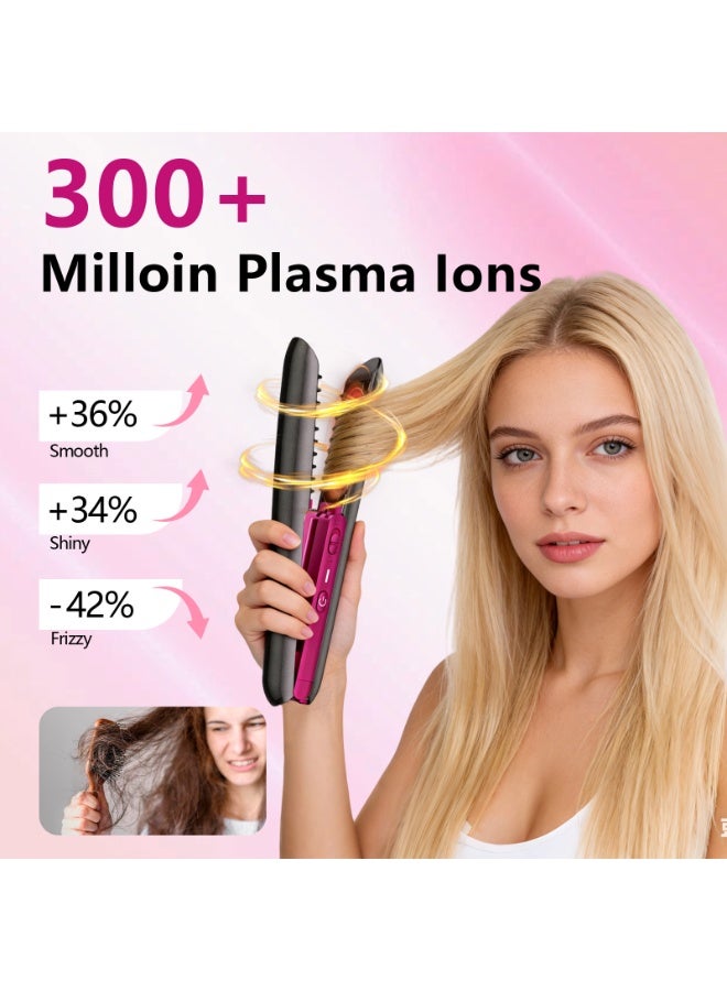 Besswin Professional 2-in-1 Hair Straightener and Curler, equipped with ionic technology to reduce frizz, protect hair, and deliver salon-quality results at home. - Image 3