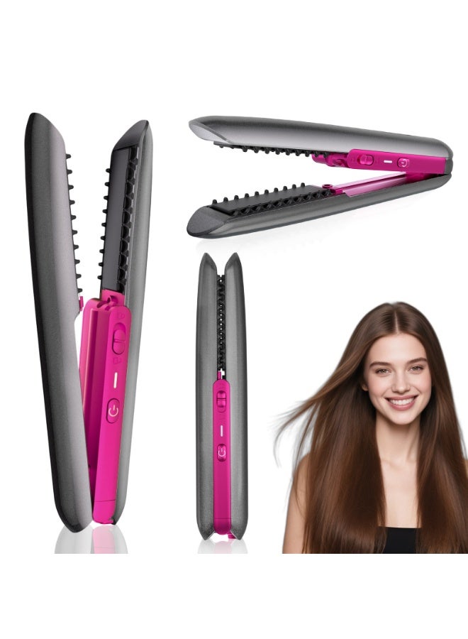 Besswin Professional 2-in-1 Hair Straightener and Curler, equipped with ionic technology to reduce frizz, protect hair, and deliver salon-quality results at home. - Image 1