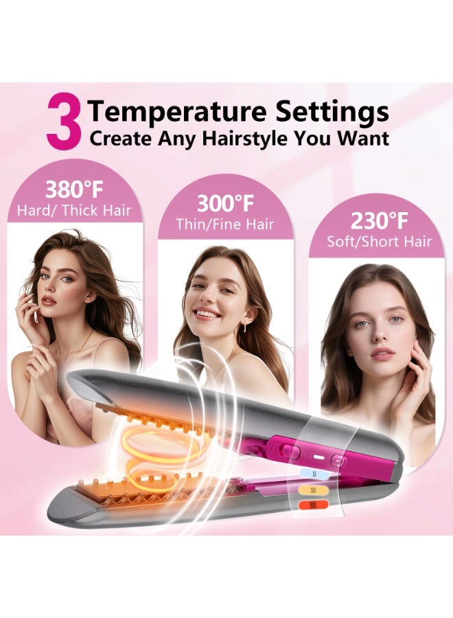 Besswin Professional 2-in-1 Hair Straightener and Curler, equipped with ionic technology to reduce frizz, protect hair, and deliver salon-quality results at home. - Image 4