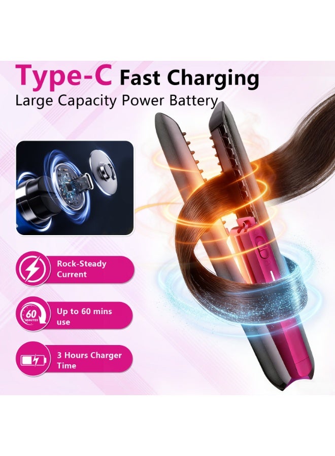 Besswin Professional 2-in-1 Hair Straightener and Curler, equipped with ionic technology to reduce frizz, protect hair, and deliver salon-quality results at home. - Image 2