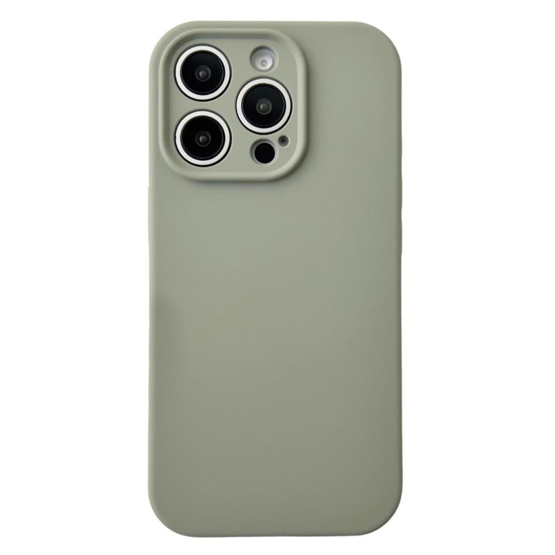 HuHa Protective Cover For iPhone 14 Pro PU Hybrid TPU MagSafe IC Chip Phone Case(Grey) - Image 1