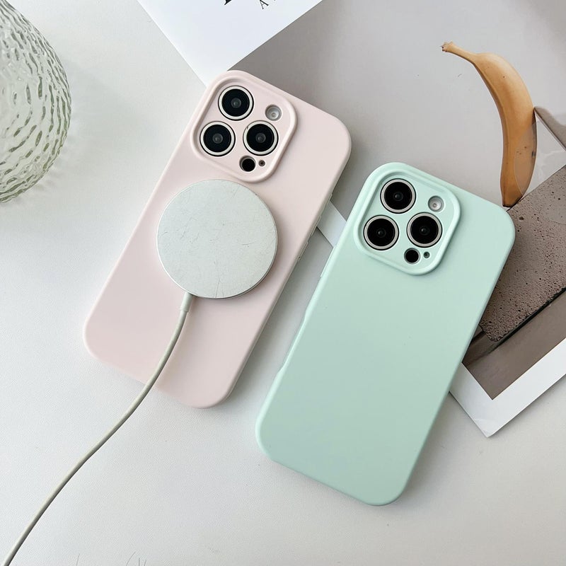 HuHa Protective Cover For iPhone 14 Pro PU Hybrid TPU MagSafe IC Chip Phone Case(Grey) - Image 2