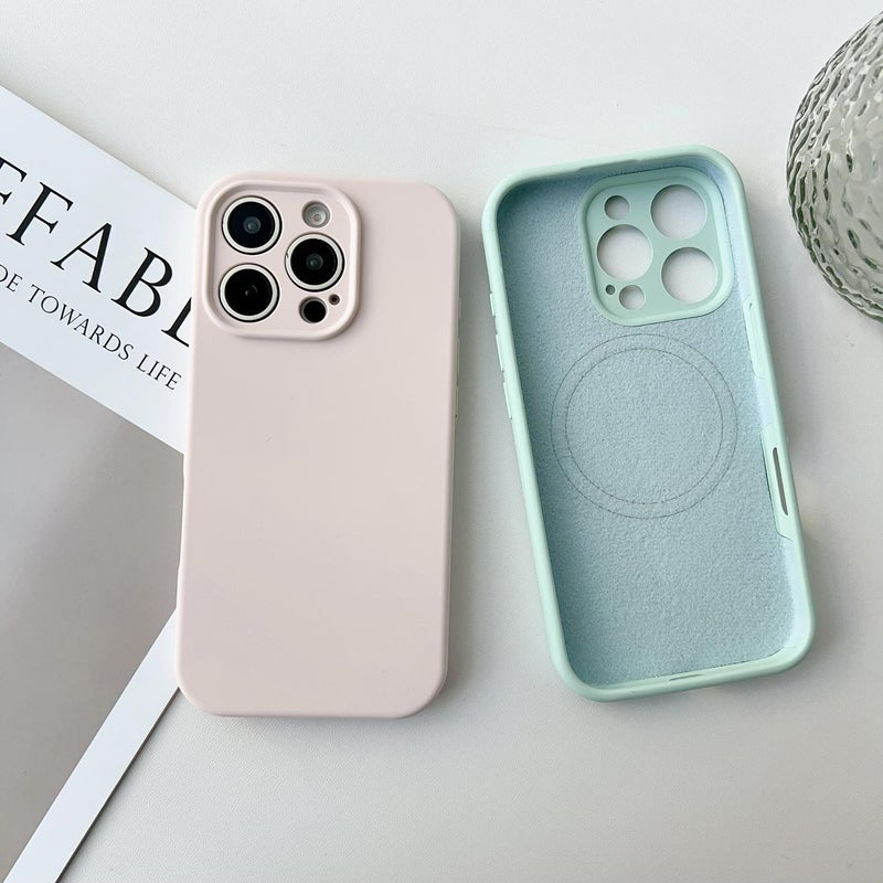HuHa Protective Cover For iPhone 14 Pro PU Hybrid TPU MagSafe IC Chip Phone Case(Grey) - Image 3