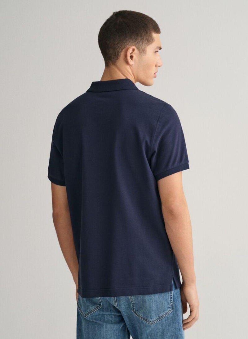 Gant Regular Fit Shield Piqué Polo Shirt - Image 2