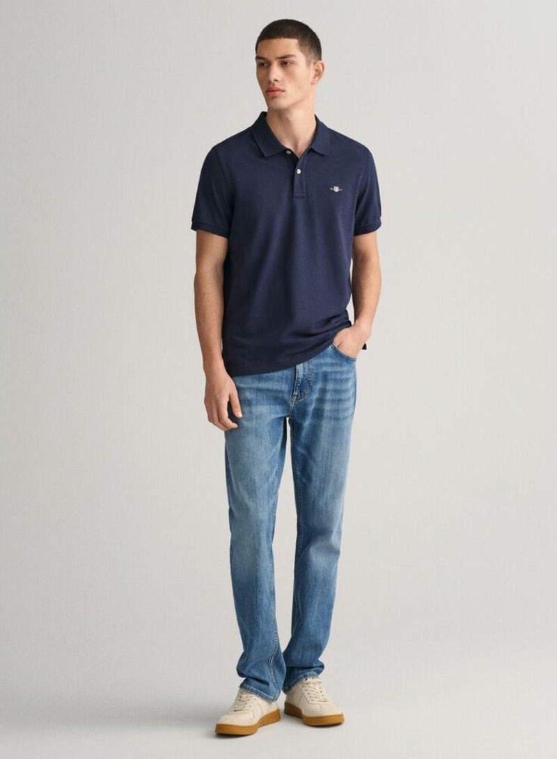Gant Regular Fit Shield Piqué Polo Shirt - Image 3