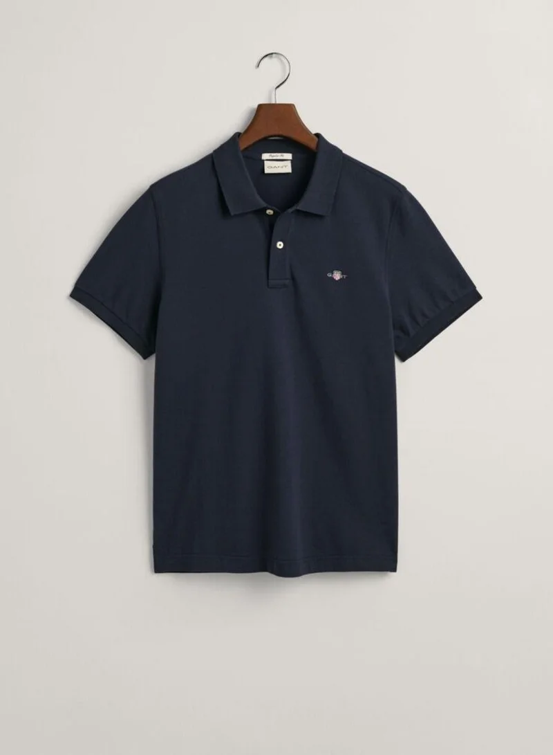 GANT  Gant Regular Fit Shield Piqué Polo Shirt for Men | Best Price UAE