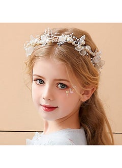 Princess Flower Crystal Headpiece Rhinestone Pearl Headband Alloy Floral Bridal Hair Accessories Communion Wedding Prom Photography For Girls And Women (Gold) - pzsku/Z9925A7AE64E3D0CF14C8Z/45/_/1721025058/39527712-ac02-4511-a56e-e0a7c9d59bdc