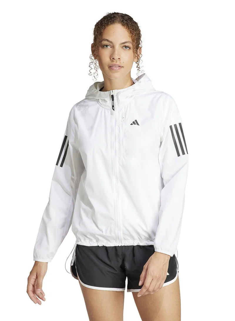 adidas جاكيت أبيض نسائي