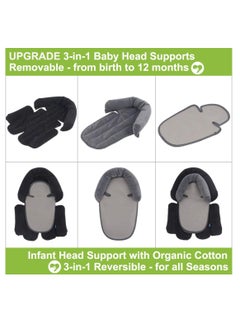 Upgraded 3-in-1 Babybody Support for Newborn Infant Toddler - Extra Soft Car Seat Insert Cushion Pad, Perfect for Carseats, Strollers, Swings - pzsku/Z9925DAF93738B75F1CD9Z/45/_/1738997559/0f68654a-6a50-4986-9016-3b00ec30486e