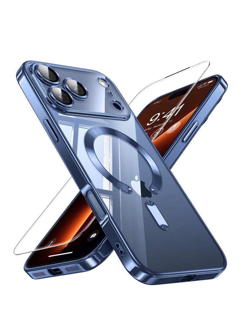 BORTONY iPhone 17 Pro Max Case Compatible with Magsafe Camera Lens Protection Cover with Full HD 9D Tempered Glass For iPhone 17 Pro Max Anti-Yellowing Drop Protection Cover for iPhone 17 Pro Max 6.9-inch - Image 1