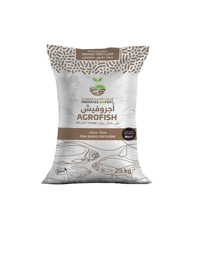 ritaj Agro Fish Manure Heat Treated | UAE Ministry Approved Organic Fertilizer | 25 Kgs | No.1 Choice of Organic Growers - Image 1