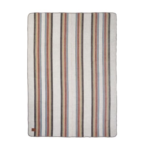 QISU Alpaca Wool Blanket Throw | Large, Beautiful, Warm, Variegated | 85 x 65 inches | Ultra-Soft, Hypoallergenic and Breathable | Non-Itchy or Scratchy Fabric (Relaxing Tans) - Image 2