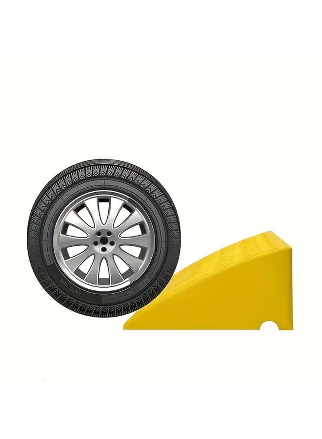 1pc Portable Curb Ramp Heavy Duty Nonslip Surface Wheelchair Threshold 9.84x10.63x2.76 Inch - Image 4