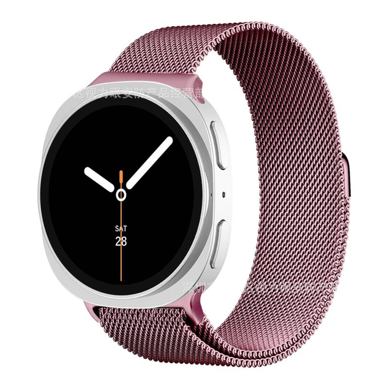 Adjustable Loop Strap Smartwatch Band Compatible with Samsung Galaxy Watch 8 Classic with Fit Replacement Strap for Daily Wear in Black Nylon - Image 4