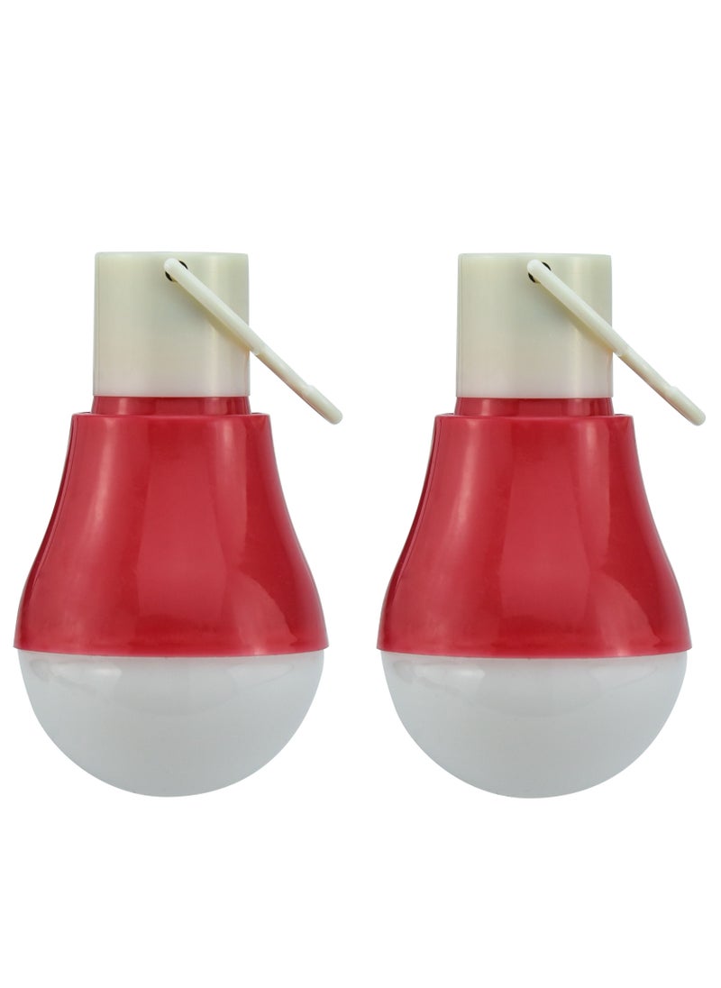 SONASHI - Rechargeable Emergency Lantern with 2 Modes  Bright LED with Solar Charging and Power Bank Function  Energy Efficient Design with 40 Hours Working Time  For your Camping and Hiking SEL-727 Red - Image 1