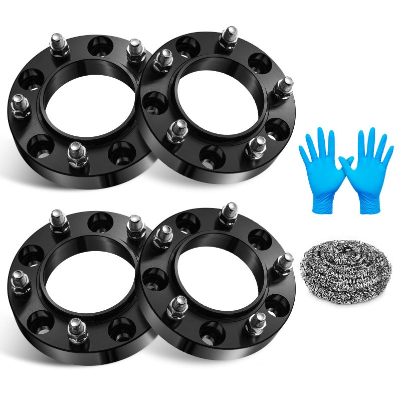 BDFHYK 5x150mm Wheel Spacers 125 inch 5x59 Hubcentric Wheel Spacer Compatible with 19982019 LX470 LX570 20072020 Sequoia Tundra Forged 5 Lug Wheel Adapters M14x15 110mm Hub Bore Set of 4