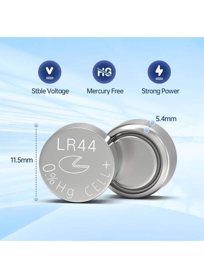 PKCELL LR44 AG13 1.5V Alkaline Button Cell Battery 158mAh Pack of 20 | A76 L1154 357 Coin Batteries for Toys, Watches & Thermometers - Image 3