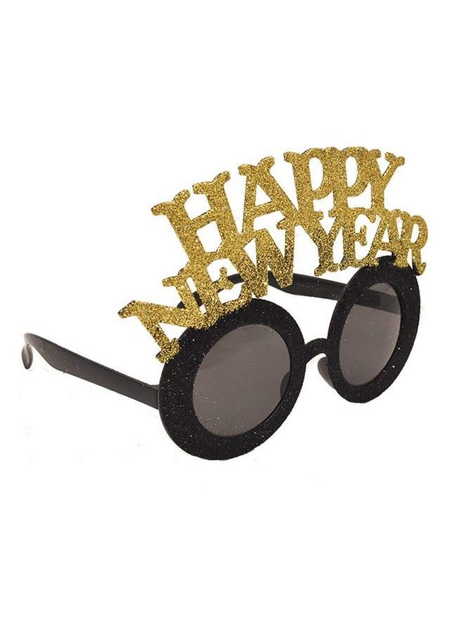 Soochat - Happy New Year Eyeglasses New Year Sunglasses Fancy Glitter Decorative Eyeglasses For 2023 New Year Eve Party Party Favor - Image 1