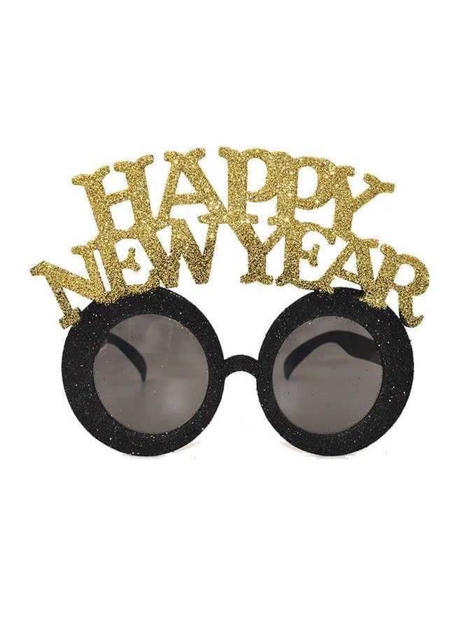 Soochat - Happy New Year Eyeglasses New Year Sunglasses Fancy Glitter Decorative Eyeglasses For 2023 New Year Eve Party Party Favor - Image 1