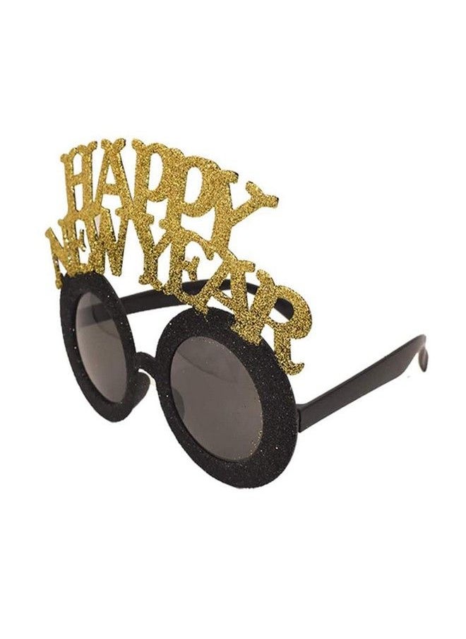 Soochat - Happy New Year Eyeglasses New Year Sunglasses Fancy Glitter Decorative Eyeglasses For 2023 New Year Eve Party Party Favor - Image 1