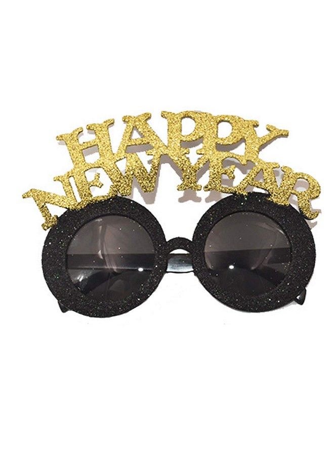 Soochat - Happy New Year Eyeglasses New Year Sunglasses Fancy Glitter Decorative Eyeglasses For 2023 New Year Eve Party Party Favor - Image 1