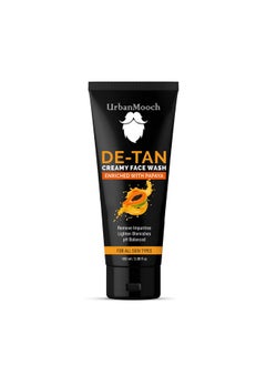 Detan Face Wash For Men | Tan Removal Facewash | Extra Power Of Papaya Fruit Extract | Anti-Blemish Face Wash | Oil Free Skin, 100 Ml - pzsku/Z992665097A7480C43696Z/45/_/1735816888/634606fb-210c-4674-b06c-68e917210826