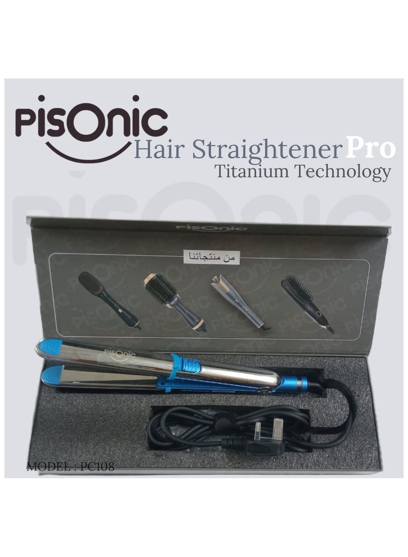 PISONIC مكواة شعر بيسونيك برو بتقنية التيتانيوم - Image 4