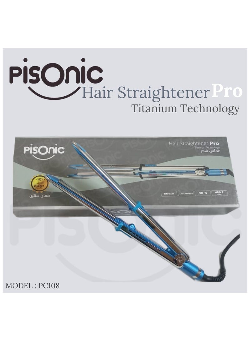 PISONIC مكواة شعر بيسونيك برو بتقنية التيتانيوم - Image 5