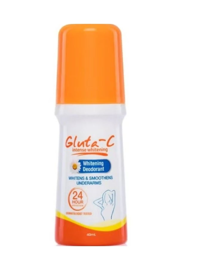 غلوتا سي مزيل عرق مبيض يبيض وينعم منطقة تحت الإبطين 40 مل