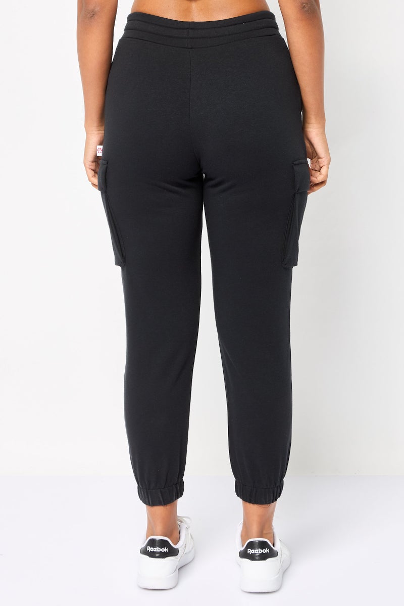 SKECHERS Women Sportswear Fit Outdoor Bobs Sweatpants, Black - Image 4