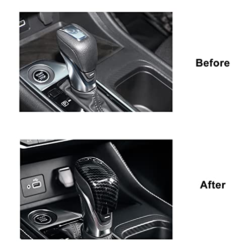 ANFOKAS Compatible with Nissan Sentra Altima 2025 2024 2023 2022 2021 2020 Accessories Car Center Console Gear Panel Gear Shift Knob Cover Trim Cap Carbon Fiber Style - Image 3