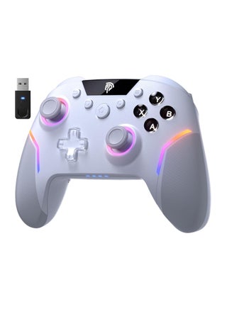X20 Wireless Gaming Controller with RGB Backlit, 2-Stage Hall Effect Stick, 1000Hz Polling Rate, 6-Axis Gyro on Multi-Platform, Mech Buttons- Compatible with PC/Switch/Steam/Android - pzsku/Z9926ADCA07C18356284BZ/45/1750851531/83fc250a-f87c-4c55-842f-001b7647920f