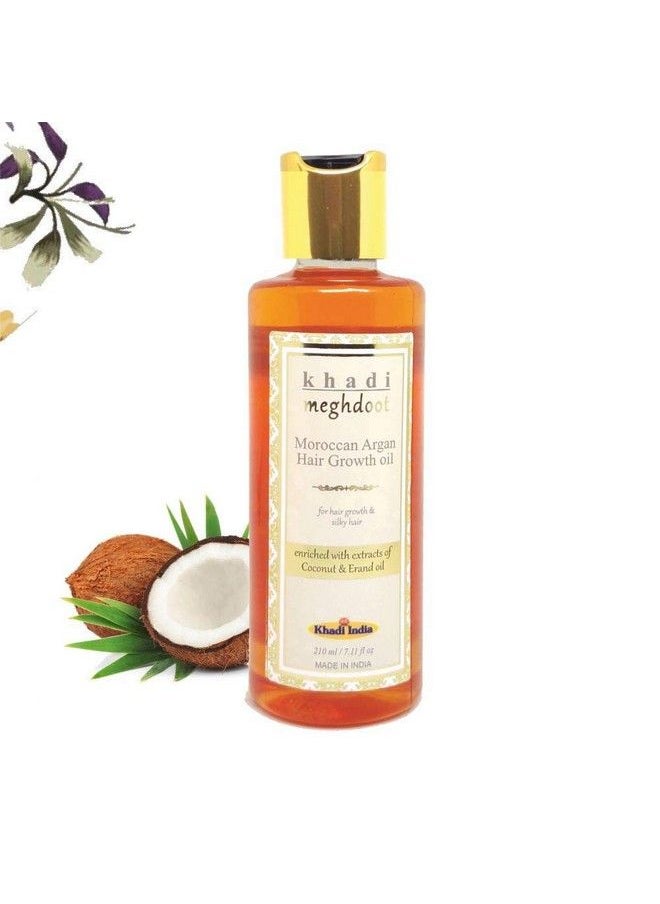 KHADI MEGHDOOT Moroccan Argan Hair Growth Oil 210Ml For Hair Growth & Silky Hair  - Image 1