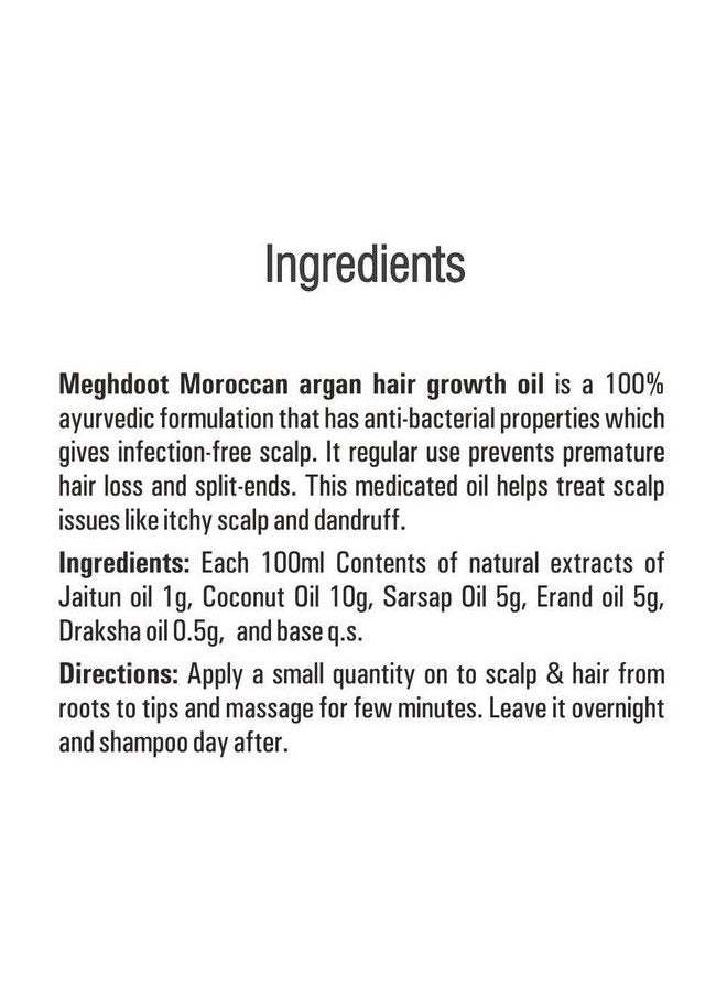 KHADI MEGHDOOT Moroccan Argan Hair Growth Oil 210Ml For Hair Growth & Silky Hair  - Image 5