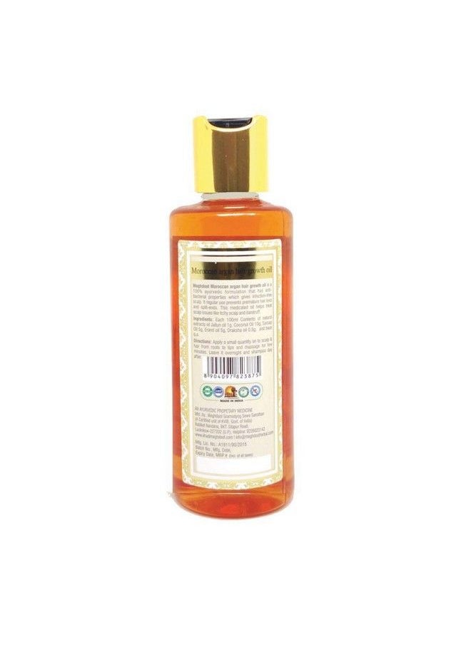 KHADI MEGHDOOT Moroccan Argan Hair Growth Oil 210Ml For Hair Growth & Silky Hair  - Image 3